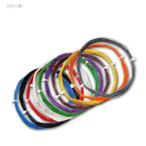 100m Litze Kabel-SET 0,5mm - Flexible Dekoderlitze - Hochwertige, flexible Litze für vielseitige Anwendungen. Ideal für präzise Verbindungen in der Elektronik. Lieferumfang: 100m in praktischen 10m Abschnitten.