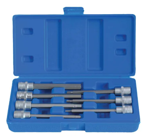 Kfz Innen-Sechskant Nuss Set Nüsse Schlüssel Steckschlüssel Satz lang 3/8 3-10mm
