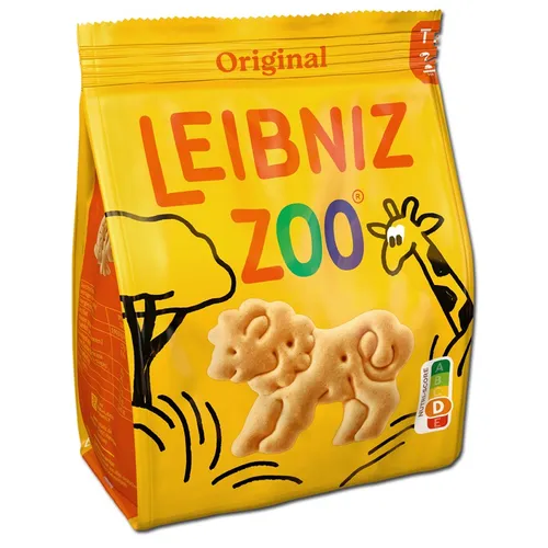 Bahlsen Leibniz Zoo, Kekse, Gebäck, 125g Beutel 13,28€/1kg