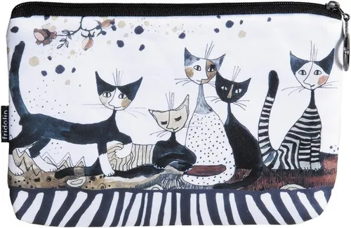 Rosina Wachtmeister Kosmetiktasche Kosmetiktäschchen Tasche Cats Sepia
