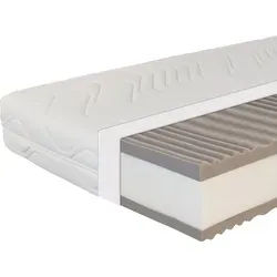 Maxima Plus Matratze, 22 cm, bis 180 kg belastbar, Stiftung Warentest „GUT“ - Hochwertige Taschenfederkernmatratze mit 7 Zonen für optimalen Schlafkomfort. Ideal für alle Schlaftypen und schadstoffgeprüft nach OEKO-TEX® STANDARD 100.