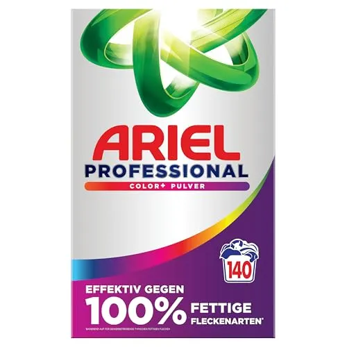 ARIEL Professional COLOR+ Waschmittel 7,7 kg - Waschmittel für strahlende Farben, ideal für professionelle Anwendungen und große Wäscheladungen.