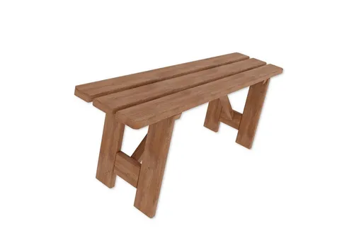 Lenmar Gartenbank GB Serie aus massivem Kiefernholz - Sitzbank für Garten, Balkon oder Terrasse, aus hochwertigem Kiefernholz in TEAK Farbton, geölt für Witterungsschutz und Langlebigkeit.