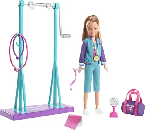 Produktbild Barbie GBK59 Turnerin Stacie mit Turn-Spielset