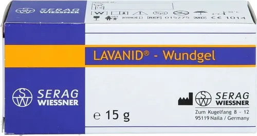 Lavanid-Wundgel 0.04 % Polihexanid 15 G - Steriles Wundgel mit hoher Viskosität für optimale Haftung und Befeuchtung von Wunden. Ideal zur Unterstützung der Wundpflege und für konservierende Verbände.