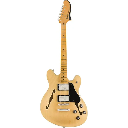 Squier Classic Vibe Starcaster MN Natural Halbakustische Gitarre