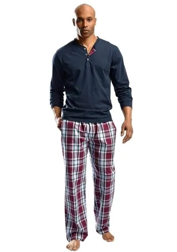 H.I.S Herren Pyjama, Gr. 44/46, bunt von HIS