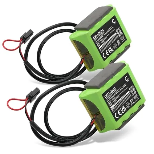 CELLONIC Akku für Velux Integra Solar 10.8V, 2000mAh (2 Stück) - Akkus für Velux Integra Solar, hohe Kapazität von 2000mAh für zuverlässige Leistung und verlängerte Lebensdauer Ihres Geräts. Kostengünstige Alternative mit Premium-Leistung.