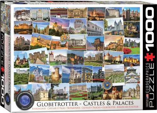 EUROGRAPHICS PUZZLE GLOBETROTTER SCHLÖSSER UND PALÄSTE 1000 TEILE
