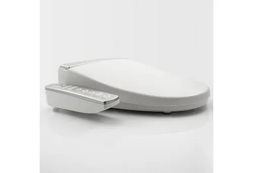 MEWATEC E300 Dusch WC Sitz mit Anschluss Set | Bidet - WC-Sitz mit vielfältigen Funktionen: Lady- und Rektaldusche, Wassertemperatur und Sitzheizung einstellbar, sofort warmes Wasser und energiesparend. Hygienisch und komfortabel für jeden Haushalt.