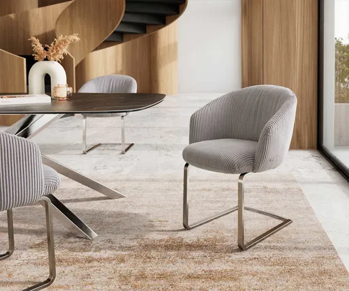 DELIFE Polsterstuhl Caja-Flex mit Armlehnen von Delife