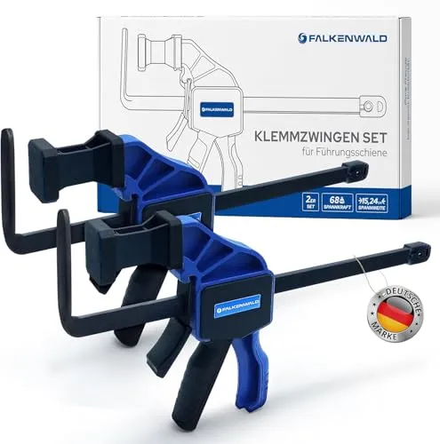 Falkenwald® Einhandzwinge Set 2 Stück von FALKENWALD