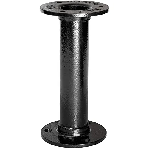 WAGNER Möbelbein Tischbein Möbelfuß Industrial Pipe in schwarz von Wagner