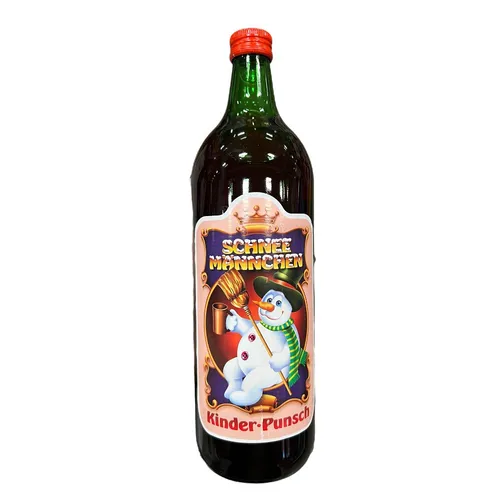 St. Lorenz Schneemännchen Kinder-Punsch 1 L alkoholfrei - Leckeres alkoholfreies Winter-Heißgetränk für Kinder, ideal für gemütliche Abende. Genießen Sie den fruchtigen Geschmack des Schneemännchen Kinder-Punschs!