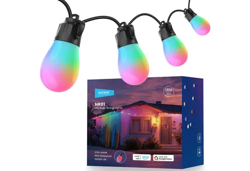 Neewer LED-Lichterkette NR01-15 mit App-Steuerung – 15m RGB