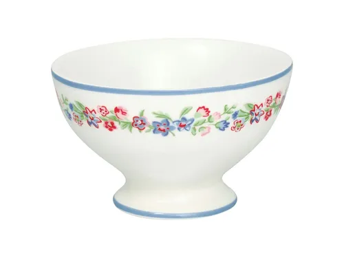 Greengate Schale Ailis Snackbowl white 10 cm, Steinzeug, (Schüsseln & Schalen)