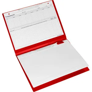 BOI Patienten-Dokumentationsmappe Professional-Line DIN A4 quer rot, 1 St.