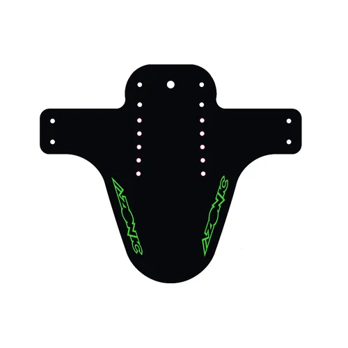 Azonic Splatter Fender Schutzblech Logo schwarz/neon grün