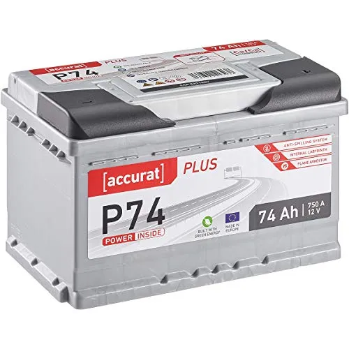 Accurat Plus P74 Autobatterie