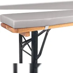 TexDeko® Bierbankauflage gepolstert 220x25x4cm XL - Hussen- & Überwurfsets für Bierbänke, waschbar und mit Reißverschluss für einfache Pflege. Extra dicke Polsterung sorgt für hohen Sitzkomfort bei Innen- und Außeneinsatz.