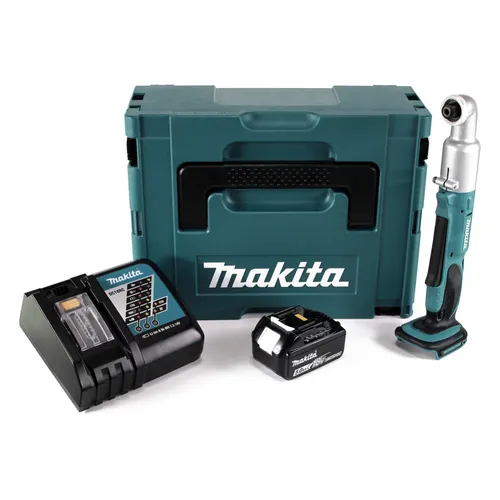 Makita DTL 061 RT1J Akku Winkelschlagschrauber 18V - Akkuschrauber mit 60Nm Drehmoment, inklusive 5,0Ah Akku und Ladegerät für maximale Leistung und Flexibilität bei jedem Projekt.