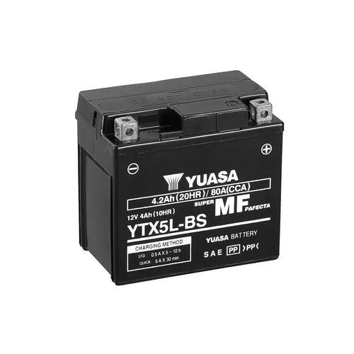 YTX5L (WC) Motorradbatterie - Robuste Motorradbatterie mit hoher Langlebigkeit und Qualität, ideal für zuverlässige Starts und lange Lebensdauer.