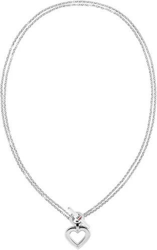 Tommy Hilfiger Kette mit Anhänger TOGGLE HEART in blau von Tommy Hilfiger