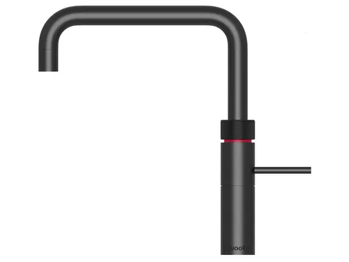 Quooker COMBI 2.2 E Fusion Square BLK - Kochendes Wasser aus der Armatur - Armaturen mit 100°C kochendem Wasser direkt aus der Armatur, sicher dank doppelwandigem Auslauf und kindersicherem Knopf.