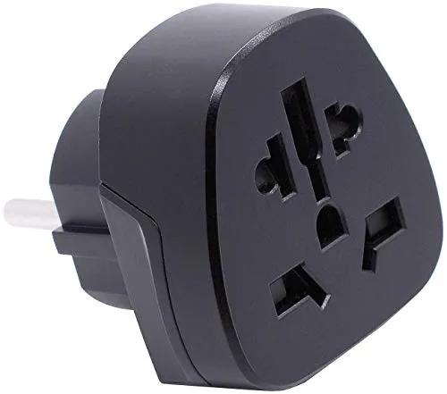 revolt Stromadapter: Reiseadapter zum Anschluss ausländischer Geräte an deutsche Steckdosen (Reiseadapter Universal, Strom, Adapter England)