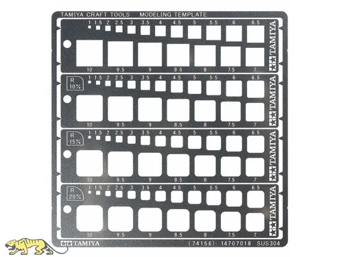 Tamiya 74156 Gravur und Spritzschablone von Tamiya
