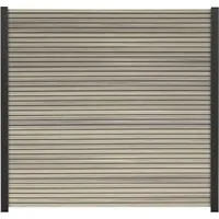 GartenLand Zaun Shadowline WPC Co-extrudiert 180x180 cm