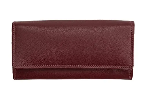 Josephine Osthoff Geldbörse Damen Leder - Längliches Portemonnaie mit RFID-Schutz - Herren-Geldbörsen aus hochwertigem, langlebigem Echtleder mit RFID-Schutz. Kompakt, stilvoll und ideal für sicheres Bezahlen. Perfekt als Geschenk!