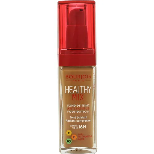 Bourjois Healthy Mix Foundation 30ml - 58 Caramel - Make-up mit frischem Teint, spendet Feuchtigkeit und sorgt für ein strahlendes Finish, ideal für einen natürlichen Look.