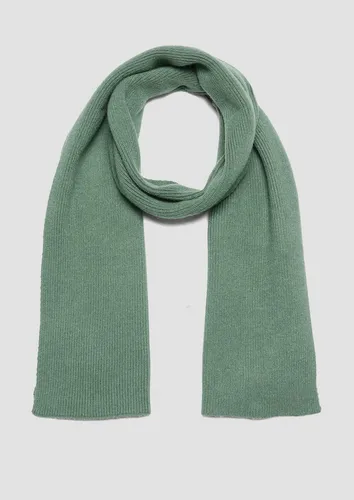 QS Halstuch Strickschal aus Viskosemix, Logo