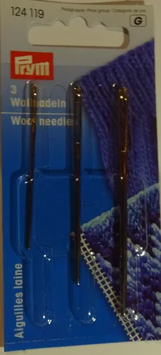 Wollnadeln 3 Stück 124119 Prym von Prym