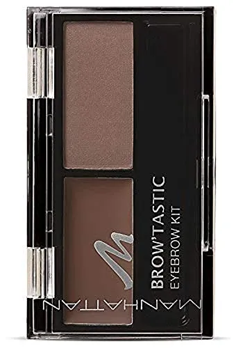 Produktbild Manhattan Brow'Tastic Eyebrow Kit – Augenbrauen Wachs & Augenbrauenpuder im Eyebrow Set zum Fixieren & Färben – Farbe Blondy Brow 001 – 1 x 3g