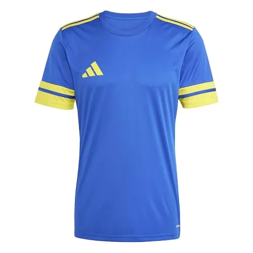 adidas Performance Squadra 25 Trikot M - Herren-Shirt für Teamsport, atmungsaktiv und ideal für Fußballmannschaften in blau-gelb.