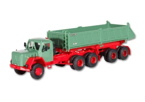 Kibri 14036 - H0 Magirus Deutz mit Meiller Kippsattelaufleger