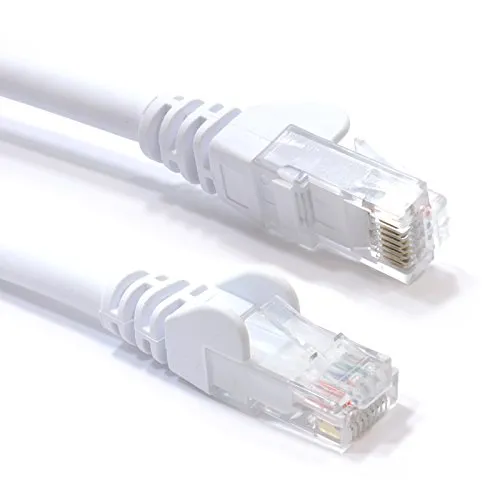 C6 CAT6-CCA UTP RJ45 Ethernet Lszh Vernetzung Kabel Weiß 1 m [1 Meter/1m]