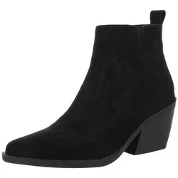 Ital Design Damenschuhe Stiefeletten DES8002 - Stilvolle Western- & Bikerboots - Wanderschuhe aus robustem Textil in Schwarz, ideal für Abenteuer und lässige Outfits. Hoher Tragekomfort und modisches Design.