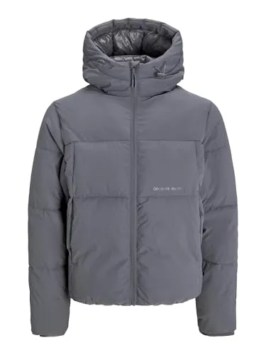 JACK & JONES Jorvesterbro Puffer Jacket Aw24 Sn - Funktionsjacke für kalte Wintermonate, mit isolierender Wattierung aus Kunstfaserdaunen und verstellbarer Kapuze für optimalen Komfort und Wärme.