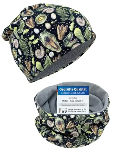 HECKBO Kinder Beanie & Loop Schal Set von HECKBO