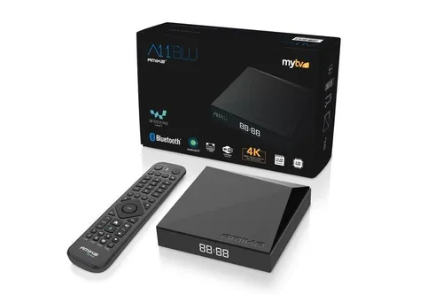 🚀 Amiko A11 Blue 4K Android OTT Media Player | 2GB RAM | 32GB | MyTV 3