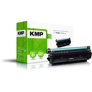 KMP H-T223BX - 12500 Seiten Schwarz Toner, hohe Ergiebigkeit und umweltfreundlich wiederaufbereitet, kompatibel mit HP LaserJet Enterprise