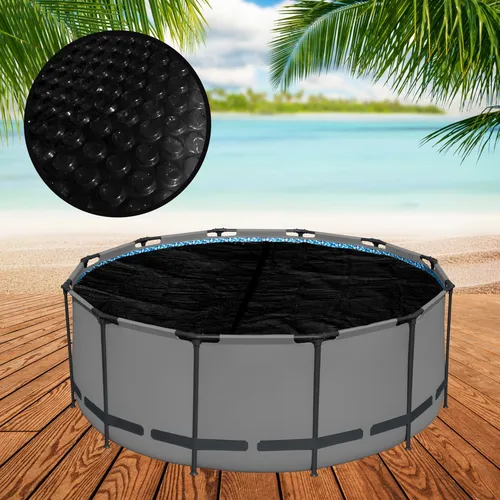 PoolSun Solarplane Premium 400µm 457cm rund Solarfolie Poolplane Poolheizung