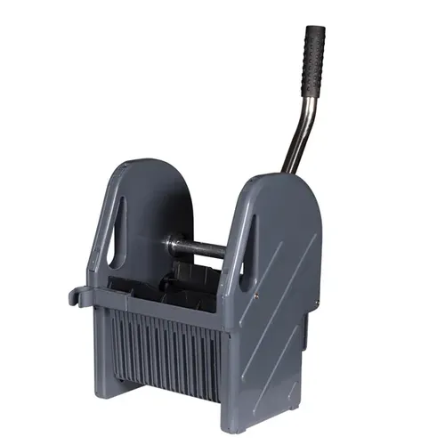 Sprintus Fahreimer Doppelbacken-Mopp-Presse - Presse für Reinigungswagen, aus robustem Kunststoff mit stabilem Metall Armhebel für effizientes Auswringen von Mopps.