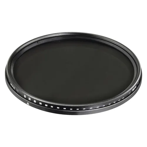 Hama ND2-400 Vario Graufilter 77 mm - Kamera-Filter für kreative Langzeitbelichtungen, einstellbar von ND2 bis ND400, ideal für Portraits bei Helligkeit und beeindruckende Effekte.