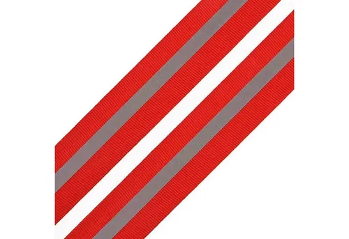 maDDma Reflektorband 5m Reflektorband, Reflexband Reflexstreifen 30mm reflektierend, rot