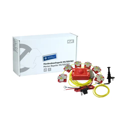 Marder-Abwehranlage K&K M4700, mit Hochspannung und 360° Wirkungsradius