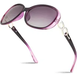 Sunier Damen Sonnenbrille Polarisiert Groß Oversize Vintage - Elegante Sunier Damen Sonnenbrille im übergroßen Retro-Design mit 100% UV400 Schutz. Ideal für verschiedene Aktivitäten, bietet sie blendungsfreies Sehen und hohen Tragekomfort dank bruchsicherer Gläser und hochwertigem Rahmen.
